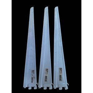 ClosetMaid 20” inch White Shelf Track Brackets Set of Three‎ (3) 01-83359